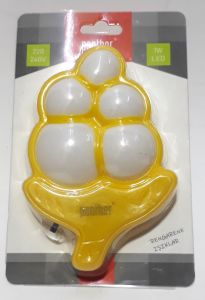 Çeşitli Renklerde Üzüm Desenli 12x8 Rengarenk Işıklı Led Gece Lambası (1W Led, 220-240V)