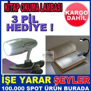 TEK LEDLİ NET IŞIKLI KİTAP OKUMA LAMBASI -2