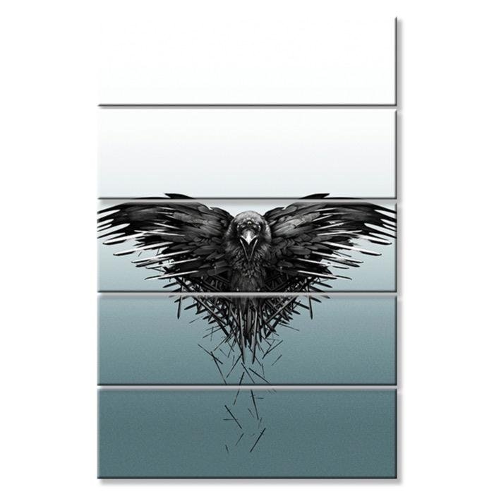 GAME OF THRONES 100 ORJ. 5 PARÇALI KANVAS TABLO