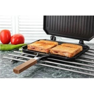 Taşhan Ocak Üstü Tost grill İç ve Dış Yüzeyi 3 Kat Teflon Kaplama