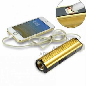 Çok Fonksiyonlu 4in1 Cep Telefonu İçin Powerbank,Şarjlı Q5 El Feneri,Elektronik Çakmak,Şişe Açacağı