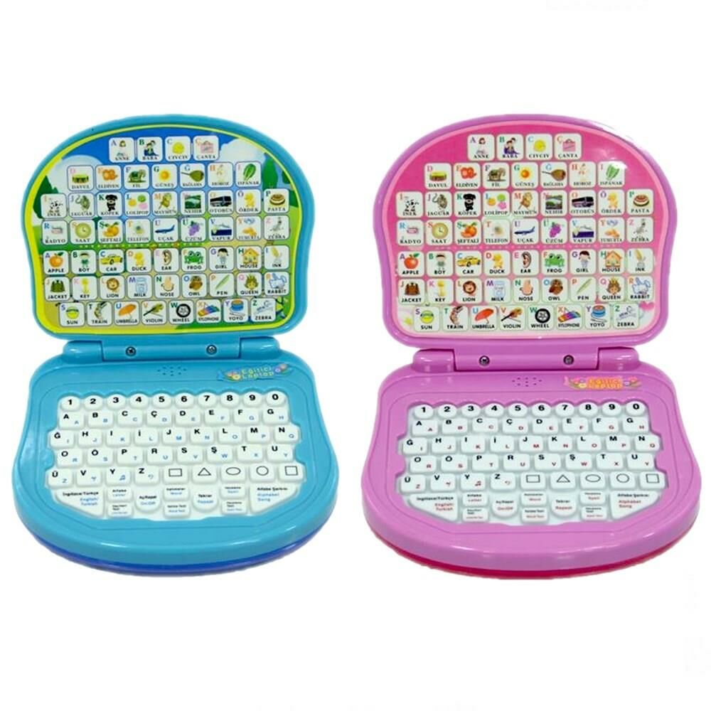 Türkçe İngilizce Kutulu Eğitici Küçük Leptop