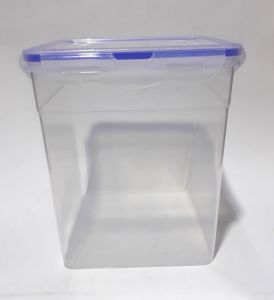 5,5lt Silikon Contalı Sızdırmayan ve Hava Almayan Dikey Derin Saklama Kabı (21x15x15cm)