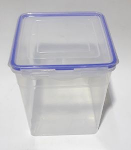 5,5lt Silikon Contalı Sızdırmayan ve Hava Almayan Dikey Derin Saklama Kabı (21x15x15cm)