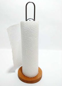 AHŞAP TABANLI PASLANMAZ ÇELİK DİKEY HAVLULUK