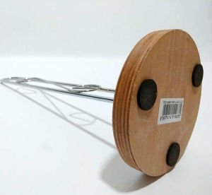 AHŞAP TABANLI PASLANMAZ ÇELİK DİKEY HAVLULUK