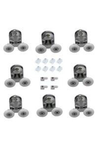 Cam Duşakabin Tekerlek Seti Metal Gövde 22mm Teker Çaplı Rulmanlı Orijinal Takım