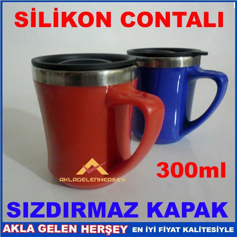 ÇELİK İÇ YÜZEY TERMOS BARDAK SEYAHAT KUPASI 10C