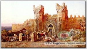 100x70cm ÇERÇEVELİ CANVAS TABLO OSMANLI TBL -777