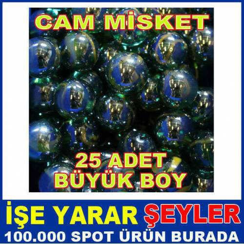 25 ADET SEDEFLİ DEKORATİF BÜYÜK BOY CAM MİSKET BALYOZ MİSKET CAM BİLYE DEV BOY BÜYÜK CAM