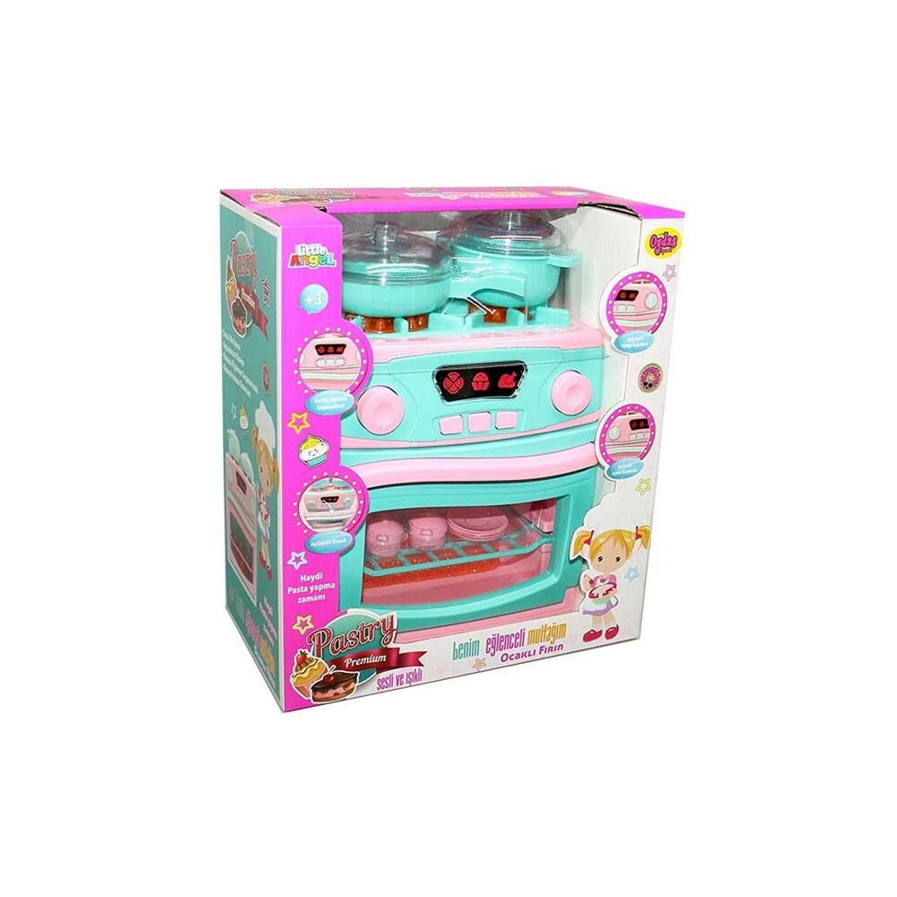 Büyük Boy Pilli Ocak Fırın Oyun Seti