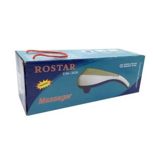 Çift Kafalı 6 Başlıklı 2 Kademeli Vibrasyonlu Masaj Aleti Rostar DM-2020 Bel Boyun Sırt Bacak Masajı