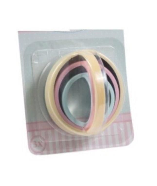 PD3342 Suncook Kurabiye Kalıbı Yuvarlak Metal 3'lü