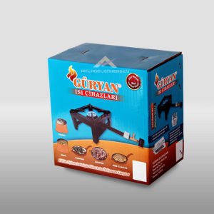 Küçük,Büyük Tüple Çalışan Yüksek Ateşli Seyyar Ocak Har Ateşli Volkan Ocak 22x22x13cm Ocak Set-1