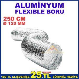 YIRTILMA VE DARBELERE KARŞI DAYANIKLI ALUMİNYUM FLEXIBLE BORU