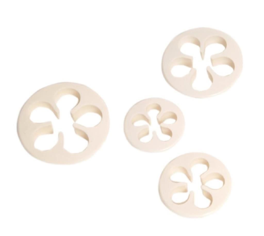 PD3321 Suncook 4 Lü Plastik Bisküvi Kalıbı