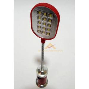 15 Led Metal Gövdeli Oynar Başlı Çok Amaçlı Fener