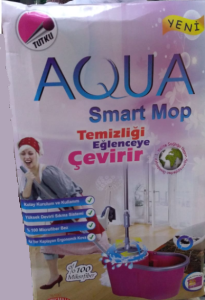 Aqua smart mop 360° DÖNERLİ SÜPER MOP ULTRA TEMİZLİK SETİ