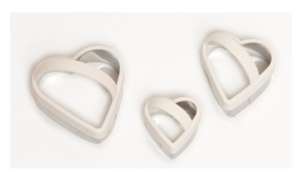 PD3320 Suncook 3 Lü Kalpli Metal Bisküvi Kalıbı