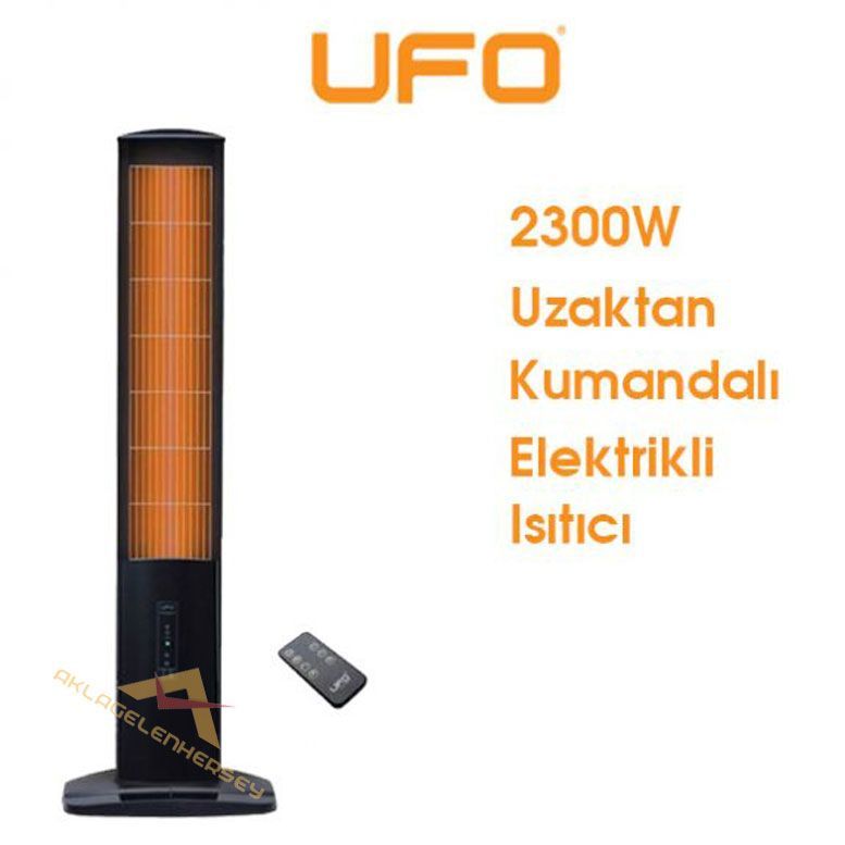 UFO 2300WATT ISI AYARLI MICATRONİC BLACK UK İNFRARED ISITICI SOBA