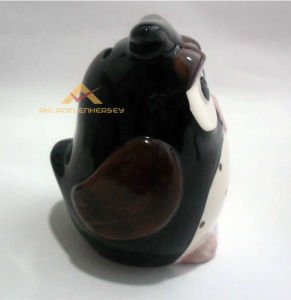 BAYKUŞ MODELLİ PARA ALMA HAZNELİ SERAMİK KUMBARA