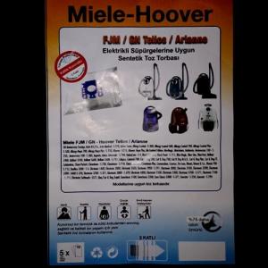 MİELE FJM Elektrikli Süpürge Sentetik 5 Adet Toz Torbası 