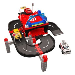 Uçar City 2 Level 2  52 Parçalı Oyuncak Garaj Seti Araba Oyun Set