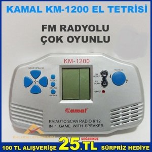 AUTOSCAN FM RADYOLU ÇOK OYUNLU EL TETRİSİ