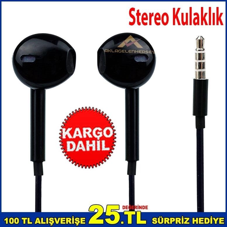 İphone Mikrofonlu Kulaklık Cep Telefon Kulaklığı Stereo Kulaklık