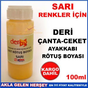 SARI RENK ÇANTA CEKET AYAKKABI RÖTUŞ BOYASI -2