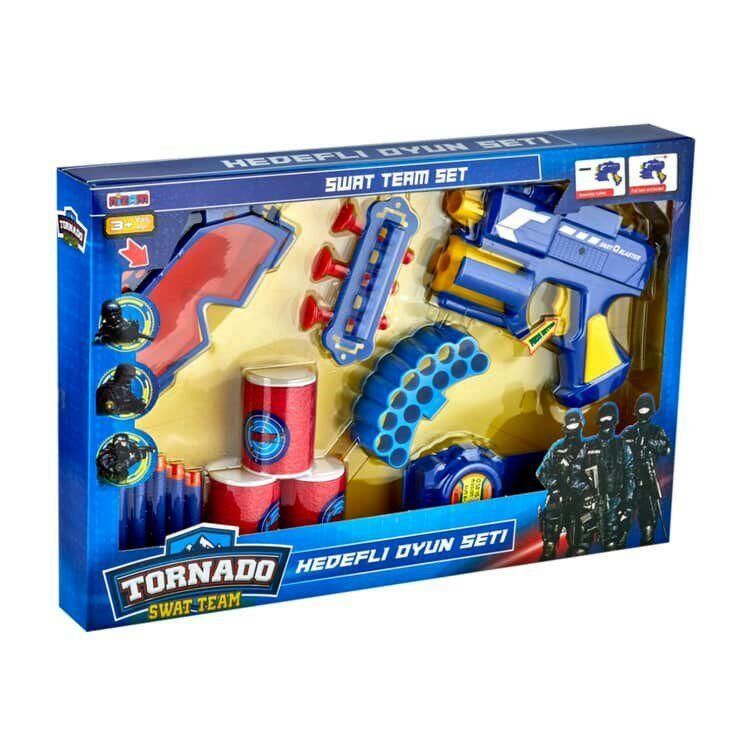 Tornado Swat Team Oyuncak  Hedefli Oyun Seti Sünger Mermili