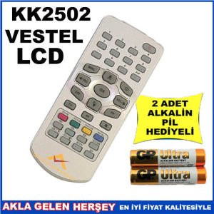 VESTEL LCD-PLAZMA TELEVİZYON KUMANDASI KK2502