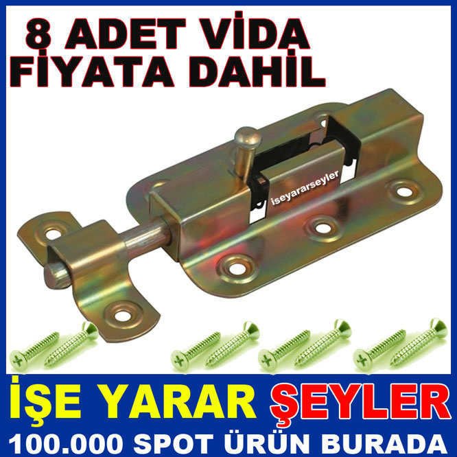YAYLI MAVZER SÜRGÜ KİLİT MONTAJ VİDALARI DAHİL
