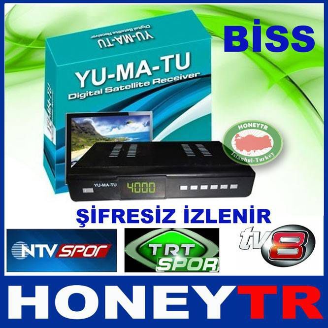 YUMATU DİSPLAY UYDU ALICISI BİSS veSİRİUS UYDUSU