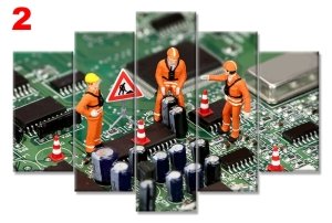 ISCILER ANAKARTTA 7 STİL 5 PARÇALI KANVAS TABLO