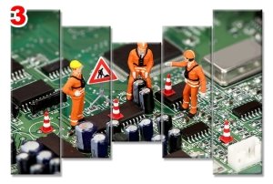 ISCILER ANAKARTTA 7 STİL 5 PARÇALI KANVAS TABLO