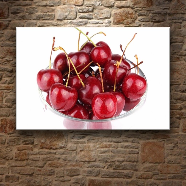 NAPOLYON KİRAZLARI 7 değişen ölçü ORİJİNAL KANVAS TABLO