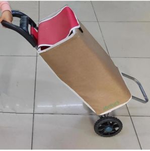 Rahat Alışverişe Sağlam Ve Dayanıklı Çift Tekerlekli El Arabası Türk Malı Standart Pazar Arabası