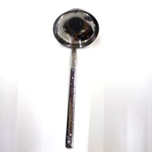 Anti Bakteriyel Paslanmaz Çelik Normal Ev Kepçesi 20 cm Sap Uzunluğu