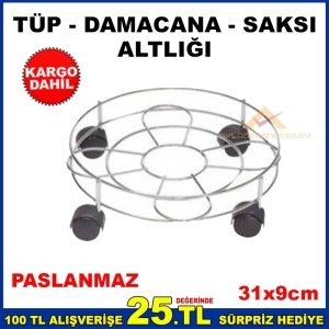 PASLANMAZ TÜP, DAMACANA ve SAKSI TAŞIMA ALTLIĞI