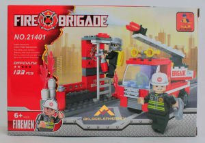 133 PARÇA MİNİ LEGO İTFAİYECİ ARAÇ VE EKİPMANI