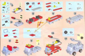 133 PARÇA MİNİ LEGO İTFAİYECİ ARAÇ VE EKİPMANI