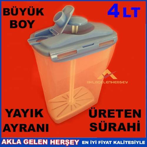 4 LT BÜYÜK BOY GERÇEK YAYIK AYRANI ÜRETEN SÜRAHİ