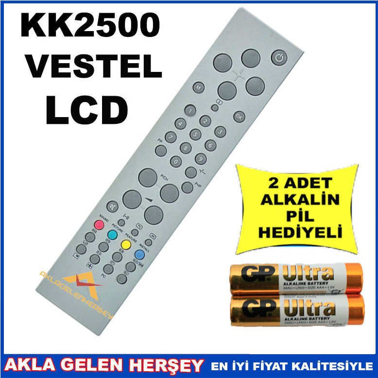 VESTEL LCD-PLAZMA TELEVİZYON KUMANDASI KK2500