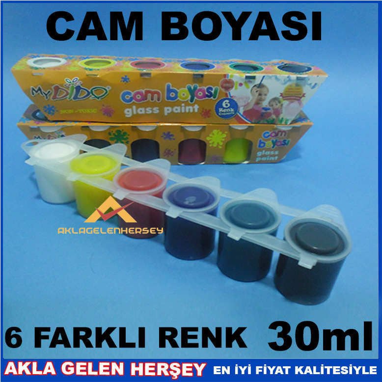 SÜDOR NON-TOXIC 6lı CAM BOYASI SETİ MyDİDO-3
