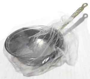 Tek Saplı Çekiç Dövme 4 Adet Mat Çelikten 13cm Çapta Sos Tavası  Soslar İçin Pratik Tava