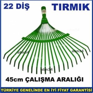 22 diş Tırmık Çim Temizleme ot toplama Tırmığı Bahçe Tarağı