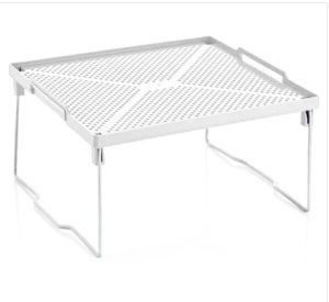 28x30 Cm Mutfak Banyo Tezgah Üstü Dolap İçi Düzenleyici Raf Metal Malzemeli