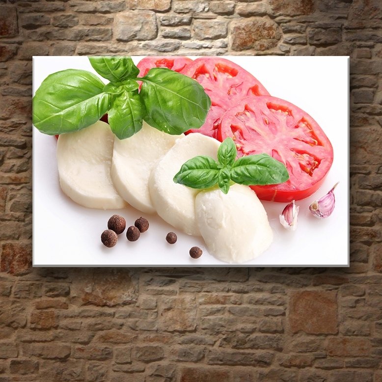 MOZARELLA&DOMATESLER 7 değişen ölçü ORİJİNAL KANVAS TABLO