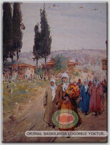 100x70cm ÇERÇEVELİ CANVAS TABLO OSMANLI TBL -757